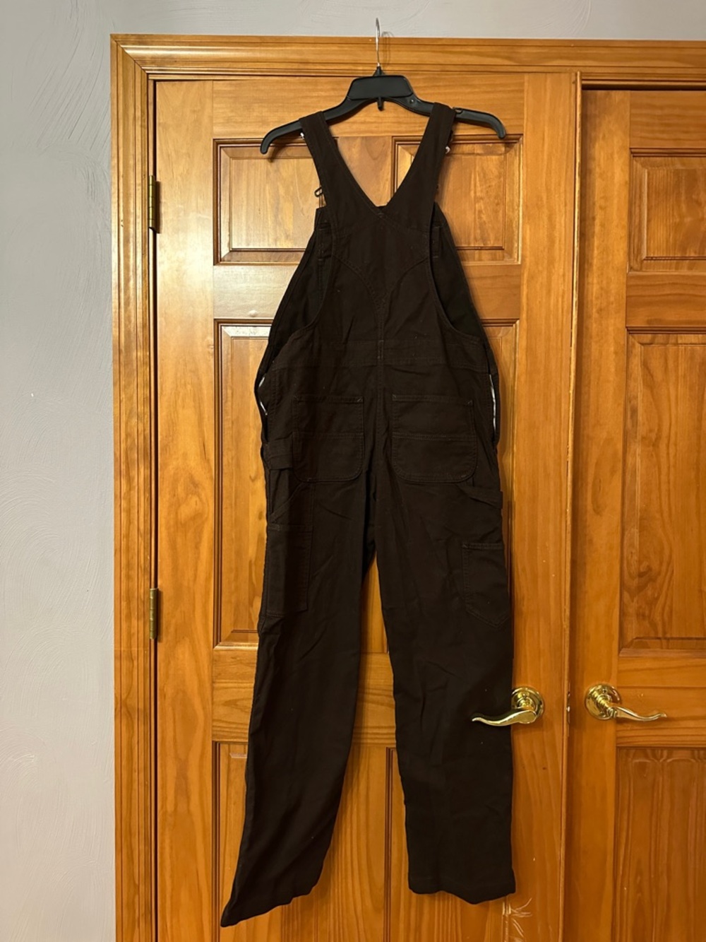 Carhartt Brown Utility Duck Canvas Bib Overalls - Picture 7 of 8